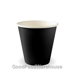 BioPak Hot Cups 8oz 9mm Single Wall Black