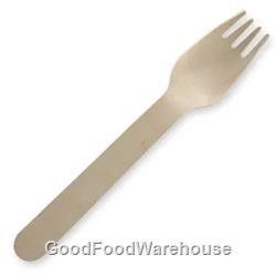 Unbranded Wooden Forks from BioPak