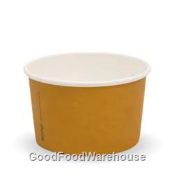 Kraft Ice Cream Cups 240ml/8oz 90mm from BioPak