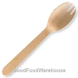 Unbranded Wooden Spork from BioPak