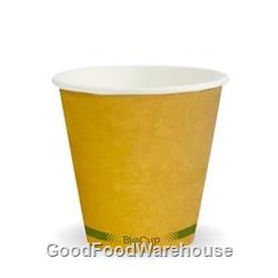 BioPak Hot Cups 8oz 9mm Single Wall Kraft