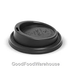 Black BioPak PLA Industrially Compostable Lids