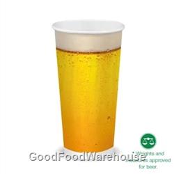 Beer Cold Paper BioCups 20oz by BioPak