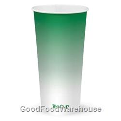 Green Cold Paper BioCups 32oz by BioPak